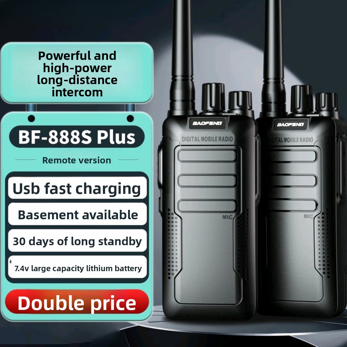 Outdoor Power Plus - Professional Civilian Walkie Talkie Baofeng BF-888S