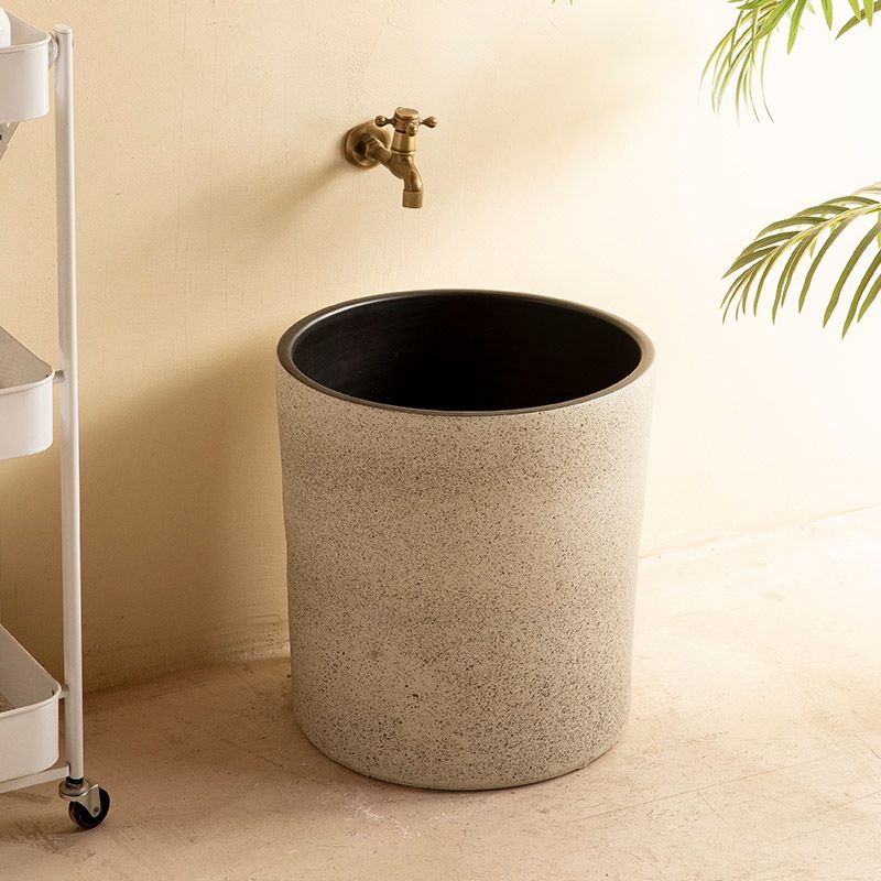 Outdoor Power Mop - Outdoor Garden Mop Pool Sink, Wash