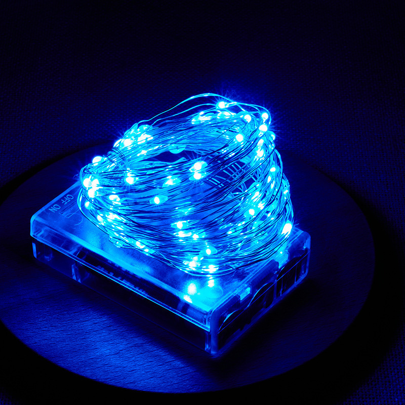 Outdoor Power For Wedding - Wedding Holiday Festoon LED Silver Wire