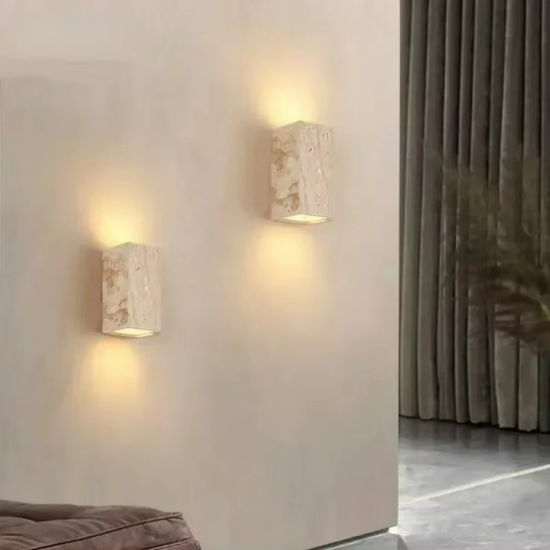 Yellow Travertine Stone Wall M - Outdoor Power Outlet With Remote Control 评论和价格