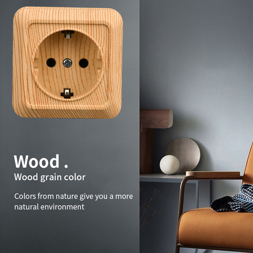 WESA Wood Wall Surface Socket  - Outdoor Power Plus 评论和价格