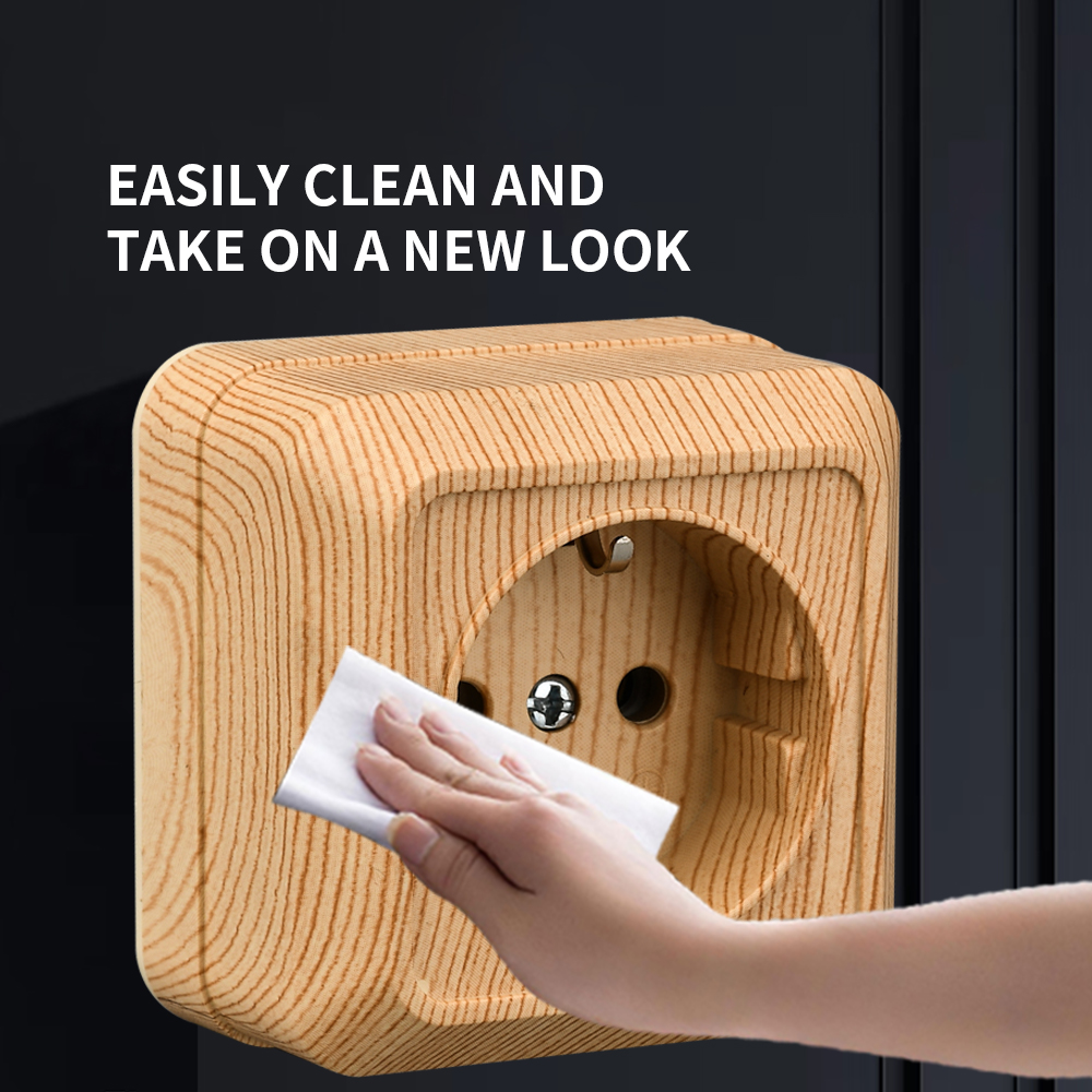 WESA Wood Wall Surface Socket  - Outdoor Power Plus 评论和价格