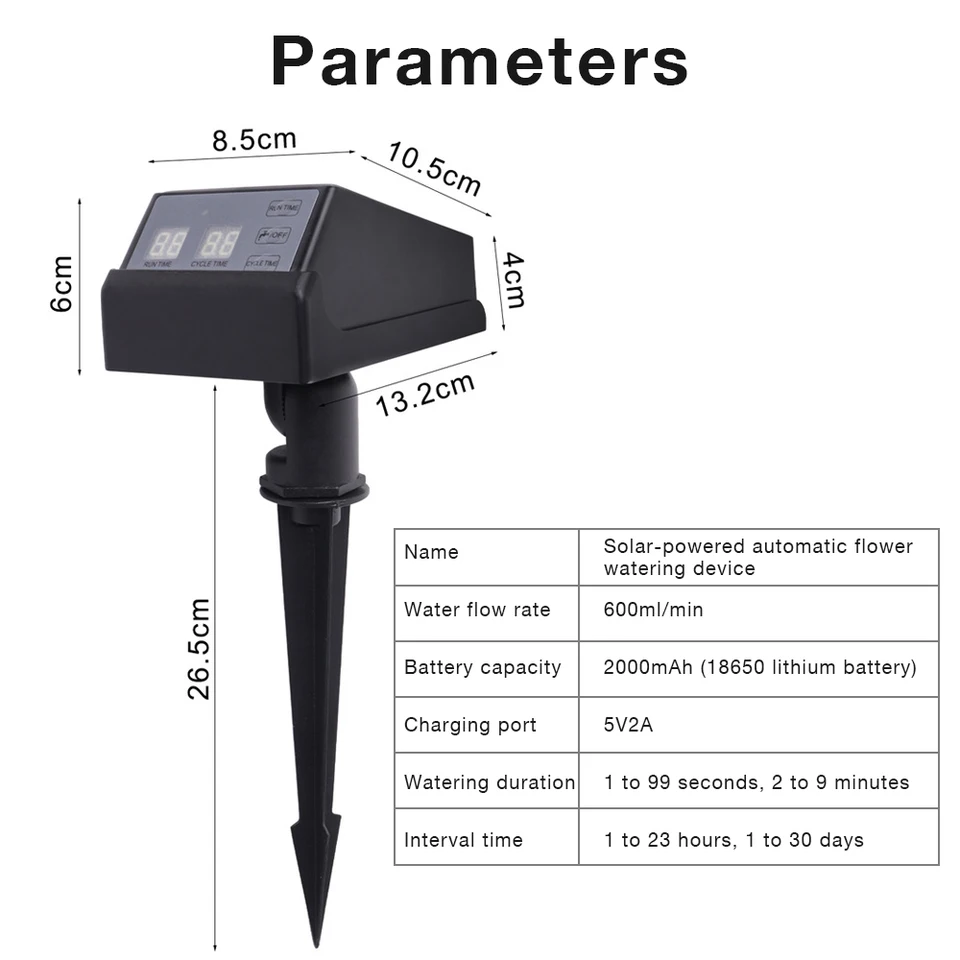 New Solar Powered Irrigation T - Outdoor Power Timer 评论和价格