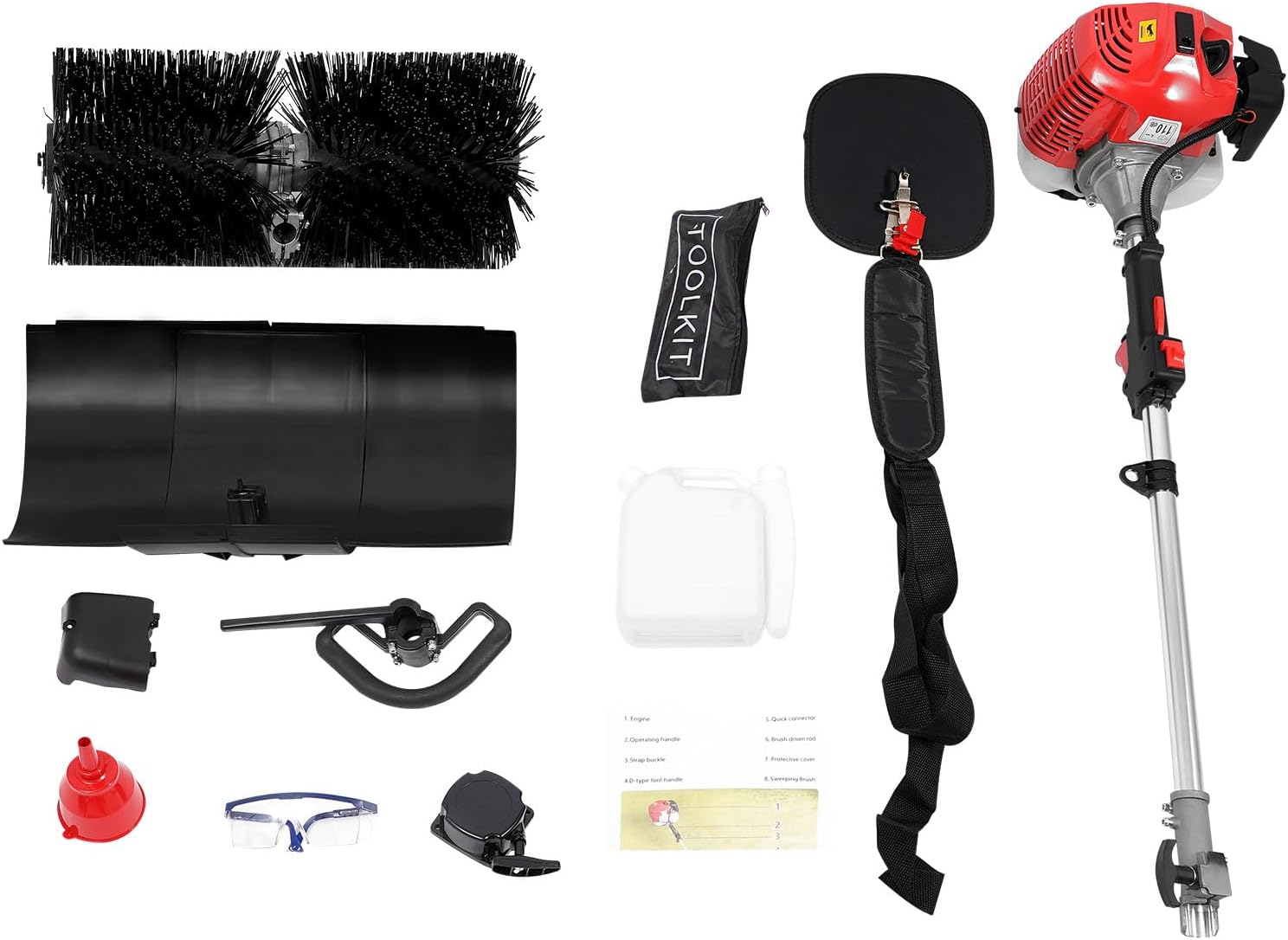 52CC 2-Stroke Outdoor Hand Hel - Outdoor Power Broom 评论和价格
