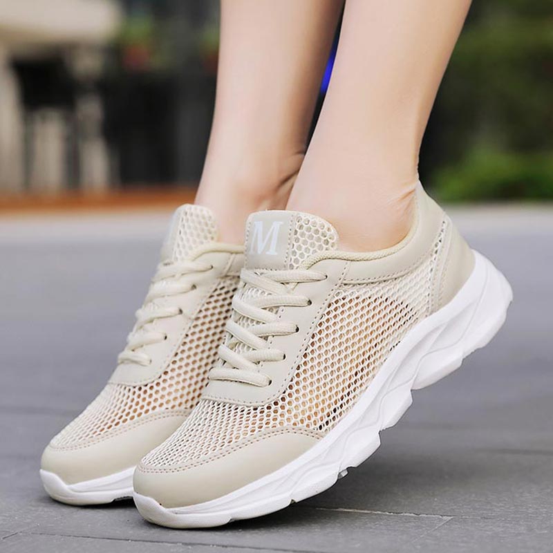 Summer Breathable Sneakers Wom - Outdoor Power Mop 评论和价格