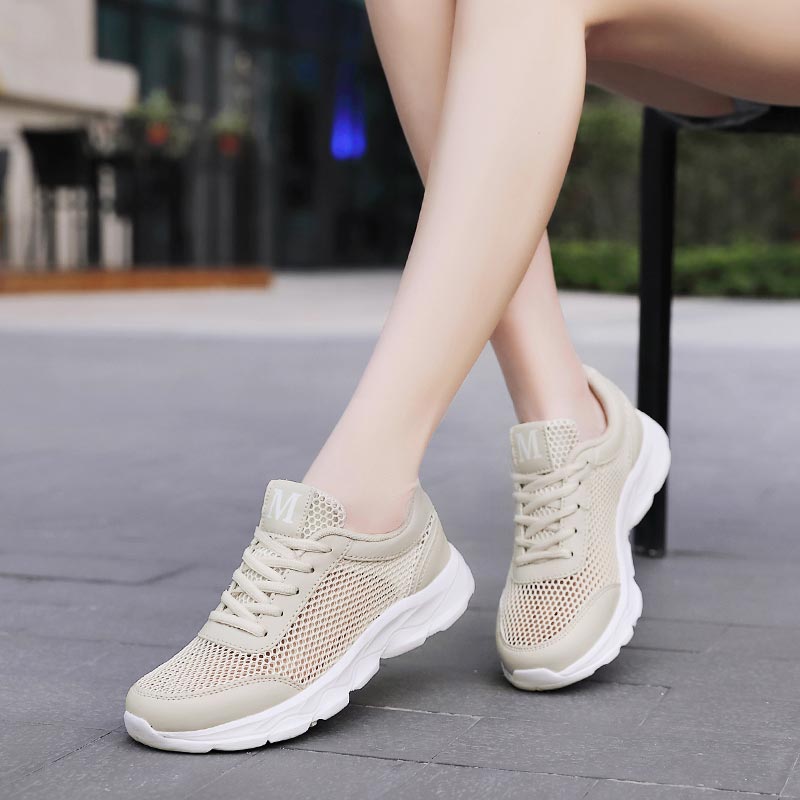 Summer Breathable Sneakers Wom - Outdoor Power Mop 评论和价格