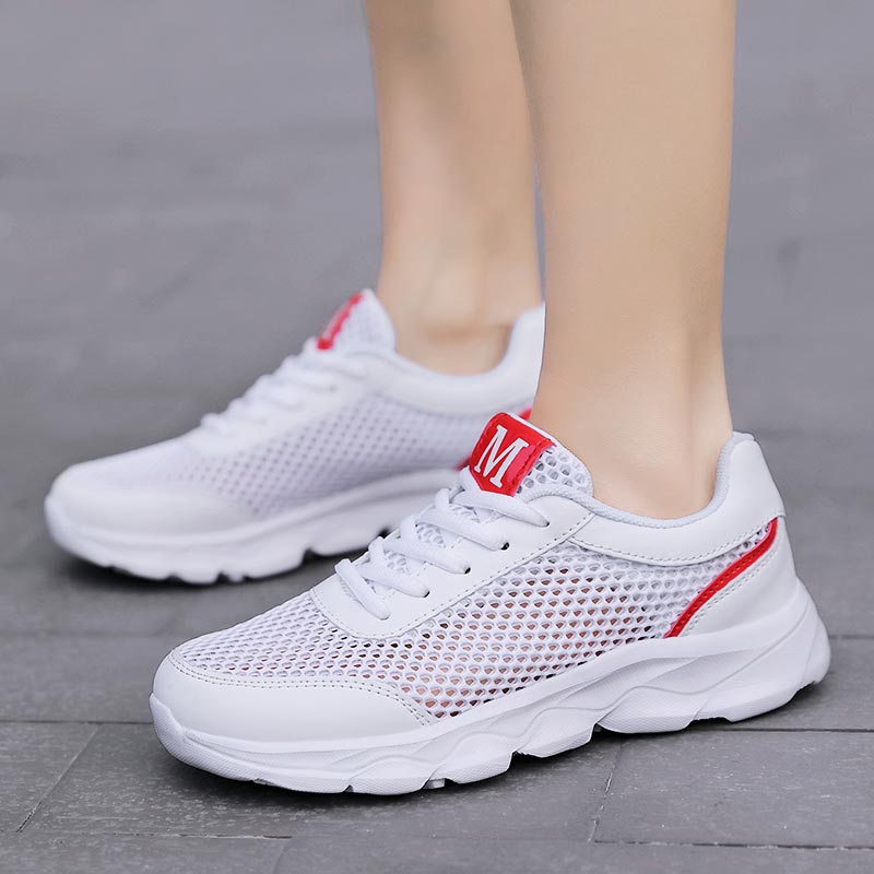 Summer Breathable Sneakers Wom - Outdoor Power Mop 评论和价格
