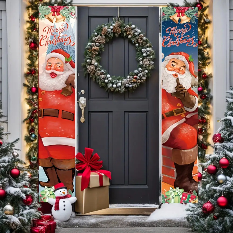 1 pair of 2Dflat, Santa Claus  - Outdoor Power For Wedding 评论和价格