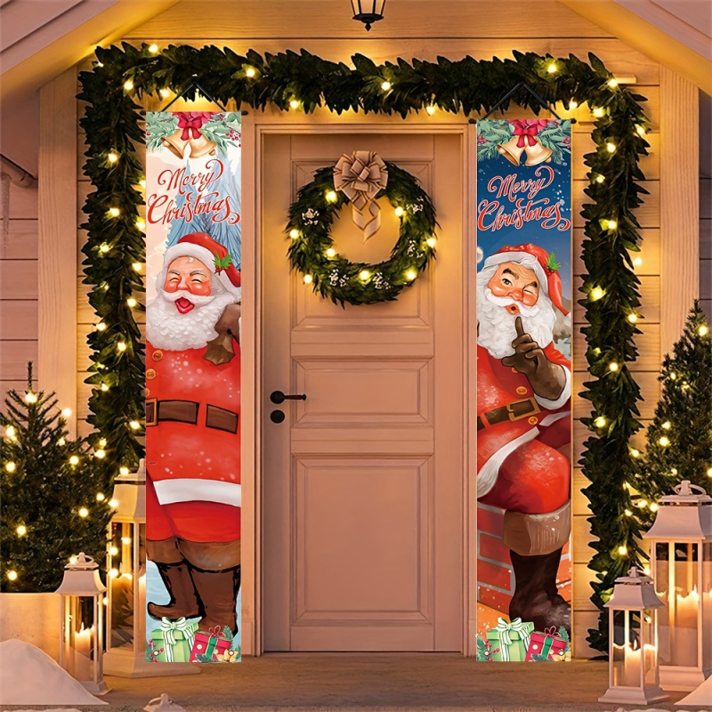 1 pair of 2Dflat, Santa Claus  - Outdoor Power For Wedding 评论和价格