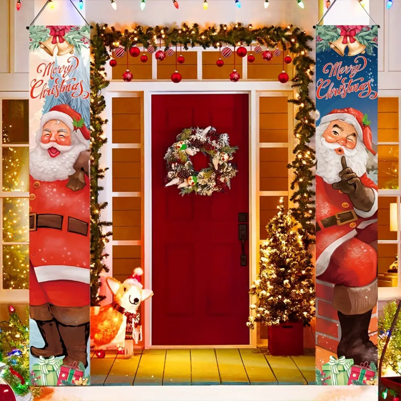 1 pair of 2Dflat, Santa Claus  - Outdoor Power For Wedding 评论和价格