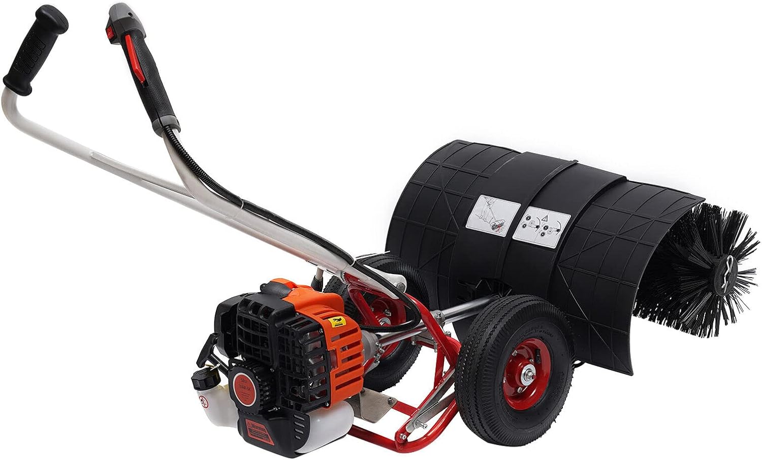 Grass Brush Sweeper 2-Stroke 5 - Outdoor Power Broom 评论和价格