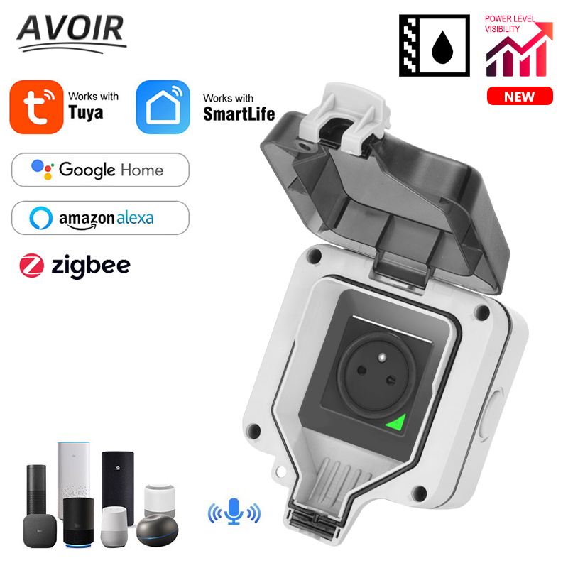 Avoir Zigbee Tuya IP66 Outdoor - Outdoor Power Outlet With Remote Control 评论和价格