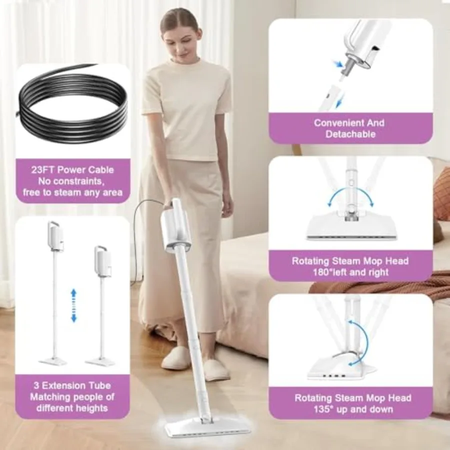 ApexTP7-in-1 Steam Mop 1200W R - Outdoor Power Mop 评论和价格