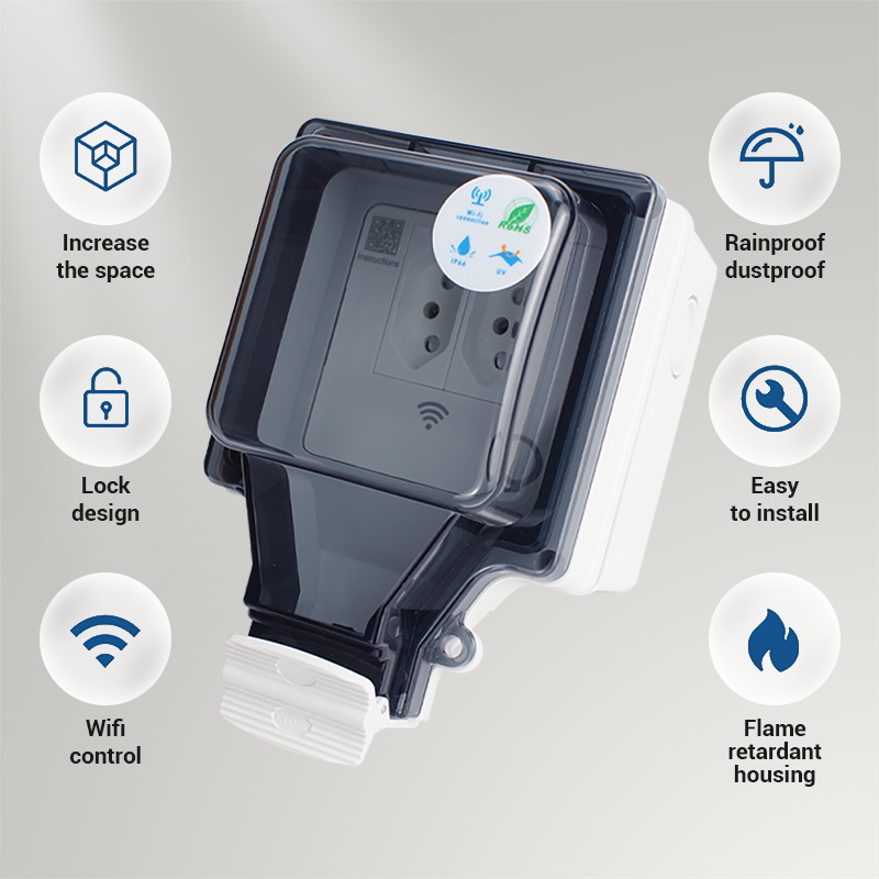 Avoir Tuya Wifi Smart Socket I - Outdoor Power Outlet With Remote Control 评论和价格