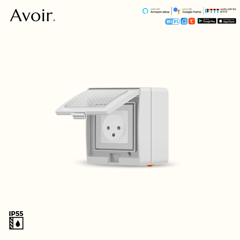 Avoir Israel Tuya Smart Socket - Outdoor Power Outlet With Remote Control 评论和价格