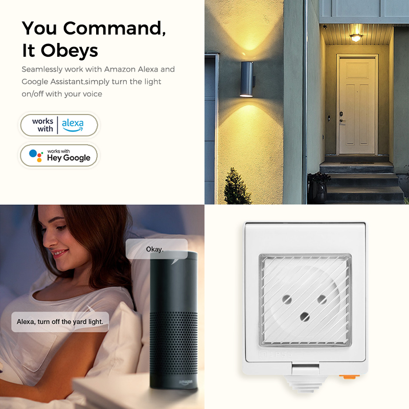 Avoir Israel Tuya Smart Socket - Outdoor Power Outlet With Remote Control 评论和价格