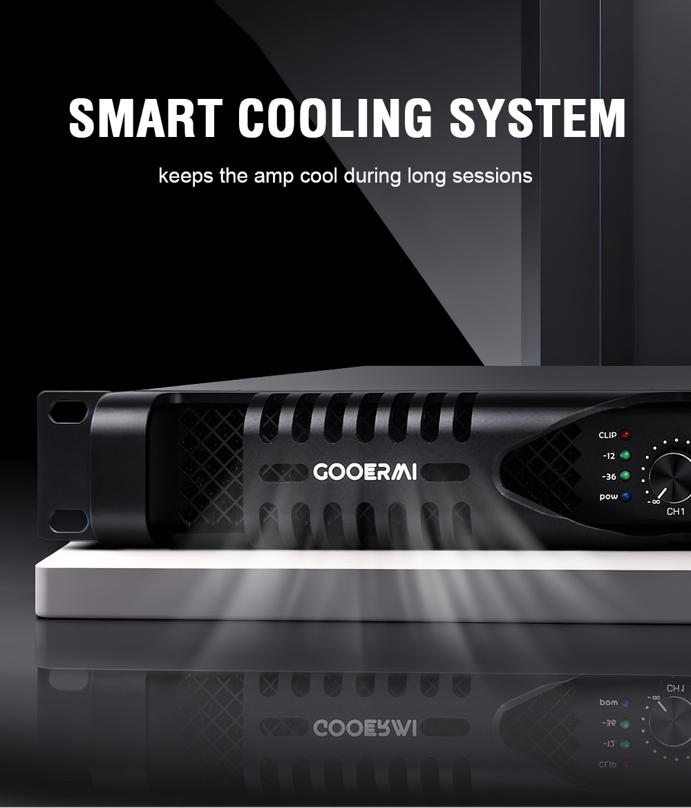 Gooermi DZ1300 1U Class D Powe - Outdoor Power Amplifier 评论和价格