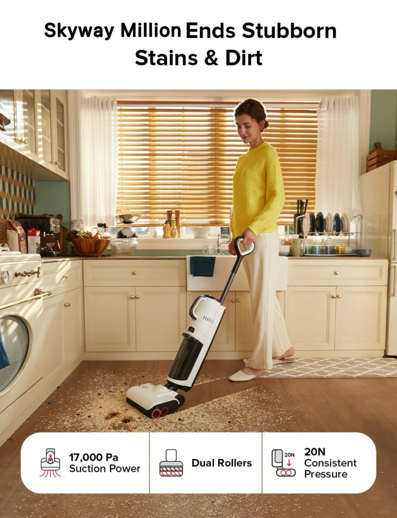 5-in-1 Powerful 17000Pa One St - Outdoor Power Mop 评论和价格