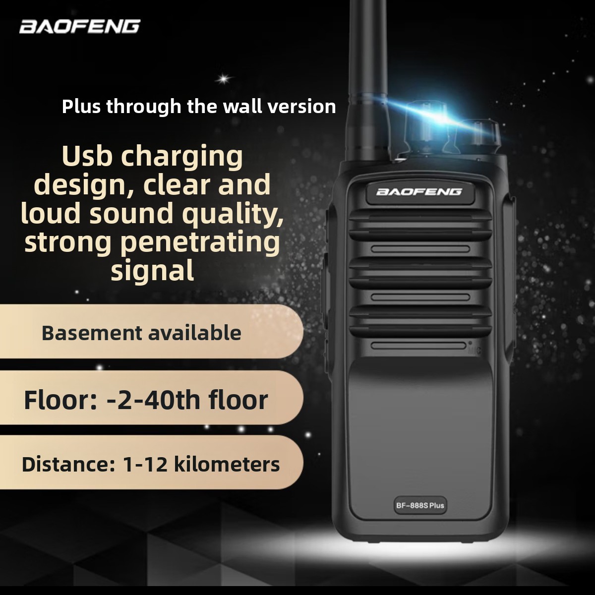 Baofeng BF-888S Plus Wall-pene - Outdoor Power Plus 评论和价格