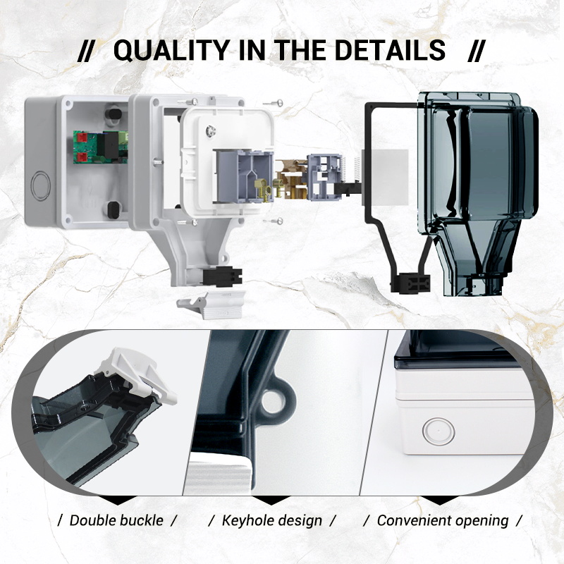 Avoir Tuya Smart IP66 Waterpro - Outdoor Power Outlet With Remote Control 评论和价格
