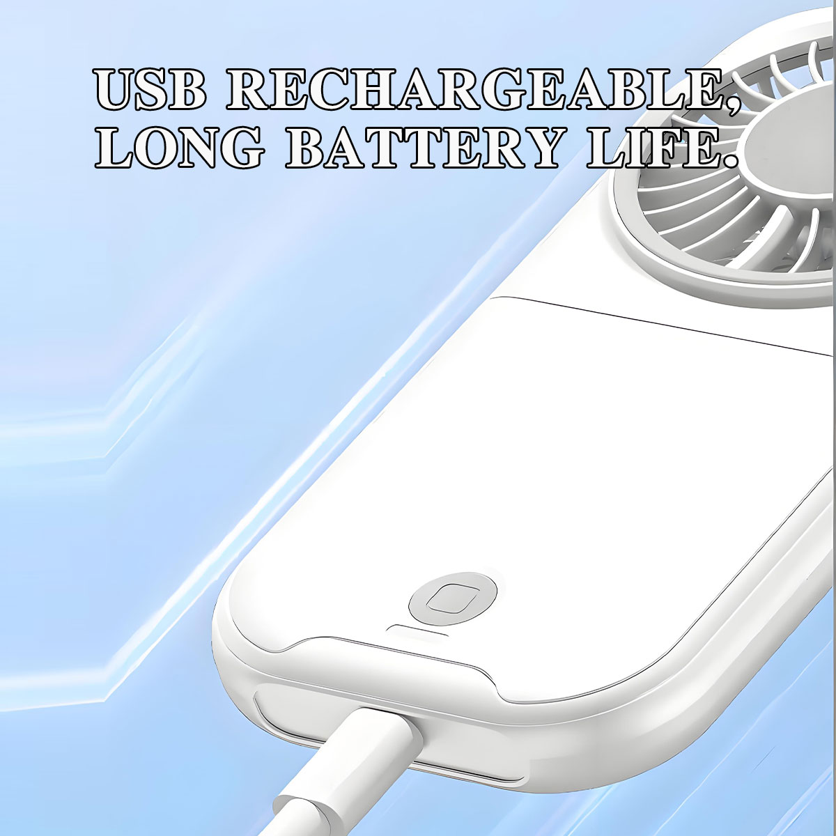 Foldable Handheld Desktop Fan  - Outdoor Power Timer 评论和价格
