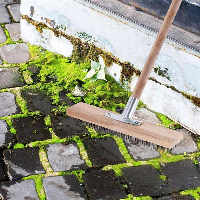 Steel Scrub Brush Widened Rust - Outdoor Power Broom 评论和价格