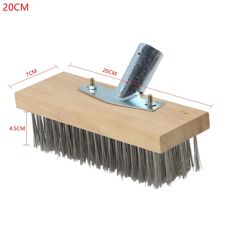 1PCS 20/30/45CM Stainless Stee - Outdoor Power Broom 评论和价格