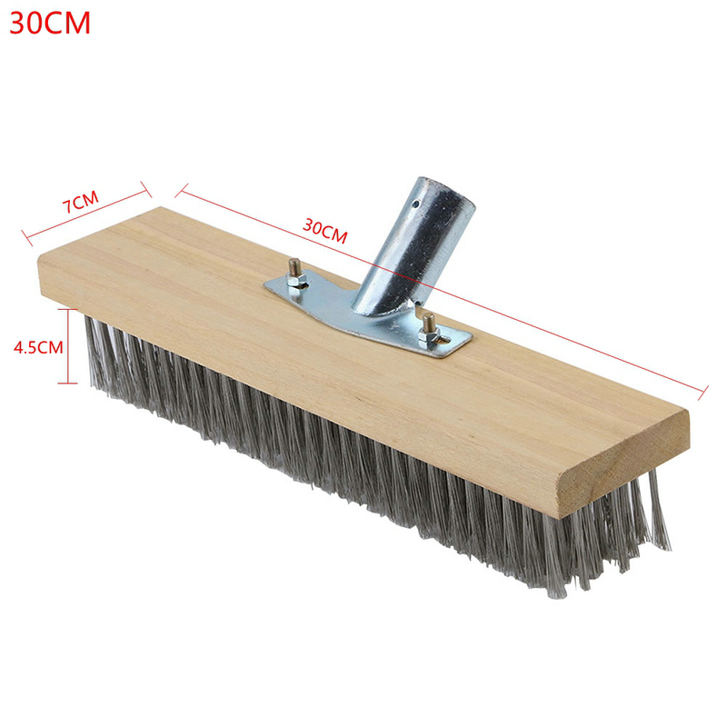 1PCS 20/30/45CM Stainless Stee - Outdoor Power Broom 评论和价格