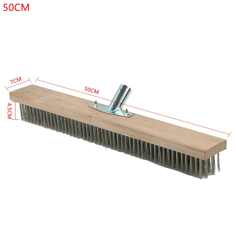 1PCS 20/30/45CM Stainless Stee - Outdoor Power Broom 评论和价格