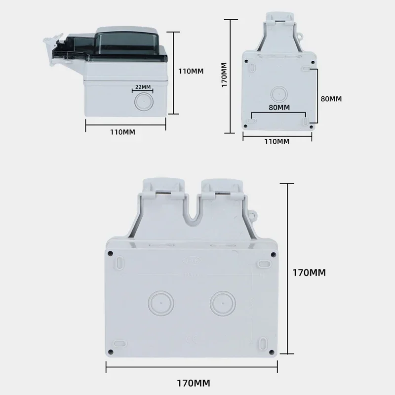 EU FR smart Tuya Waterproof El - Outdoor Power Outlet With Remote Control 评论和价格