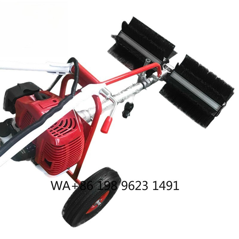 Hand-held Lawn Brush Sweeper A - Outdoor Power Broom 评论和价格