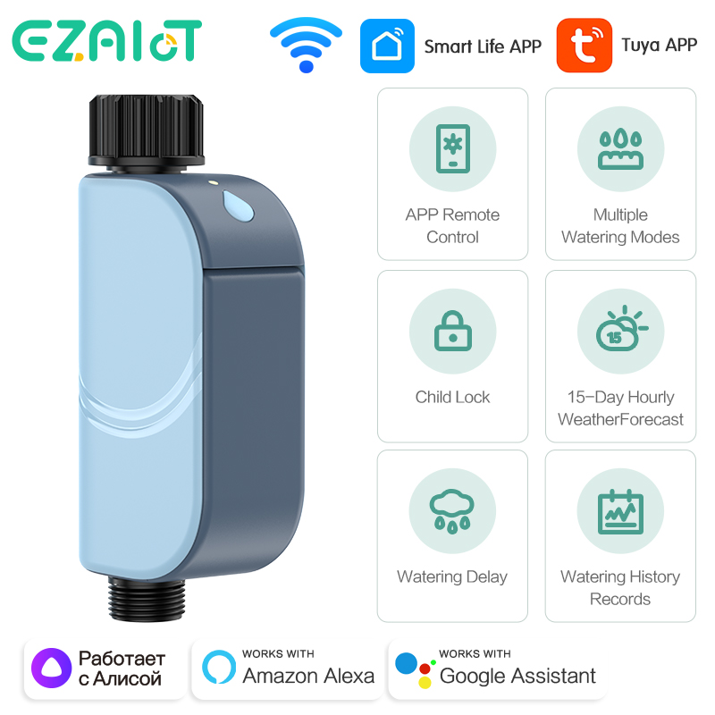 Smart Tuya WIFI Garden Waterin - Outdoor Power Timer 评论和价格