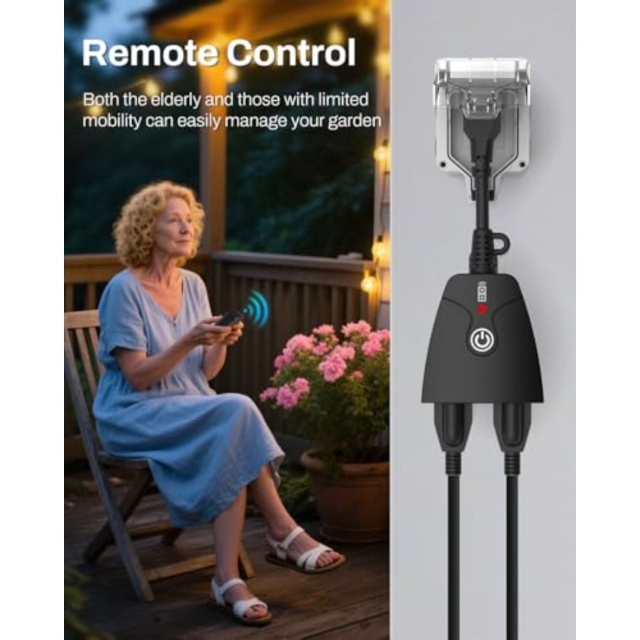 Outdoor Wireless Remote Contro - Outdoor Power Outlet With Remote Control 评论和价格