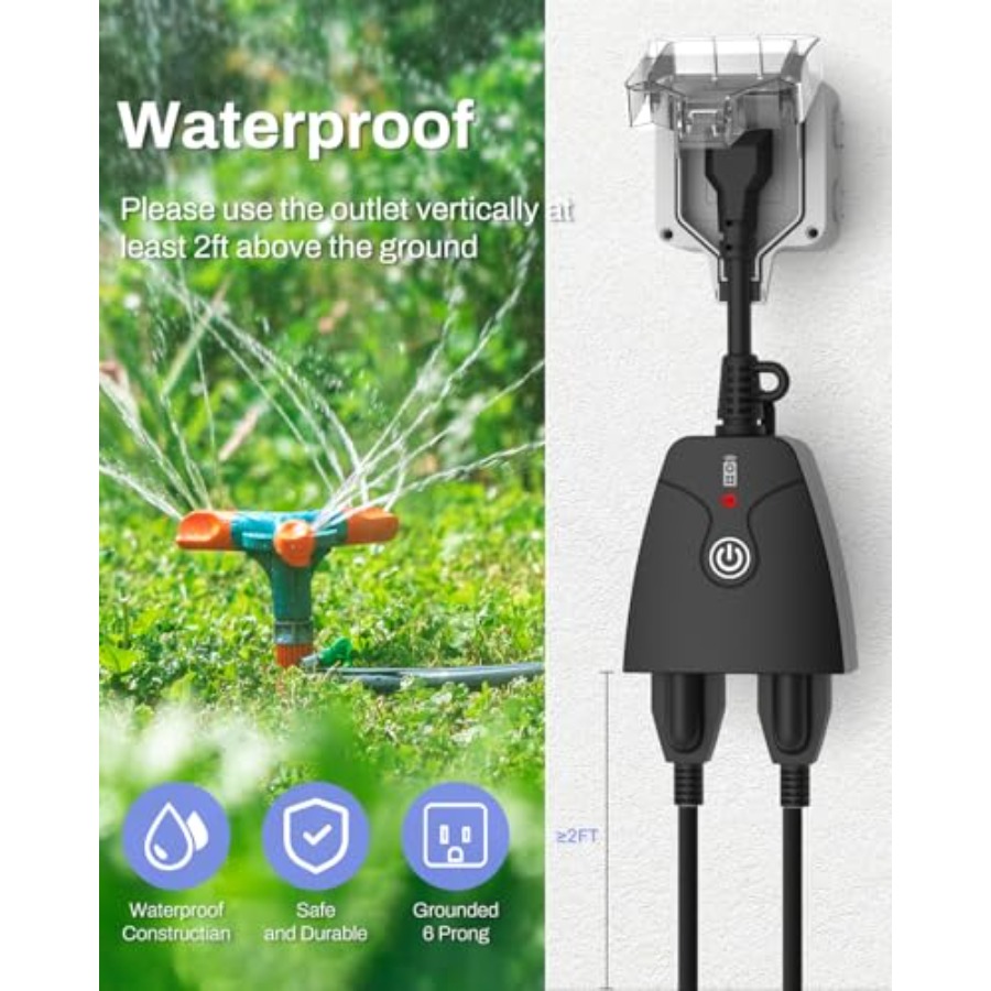 Outdoor Wireless Remote Contro - Outdoor Power Outlet With Remote Control 评论和价格