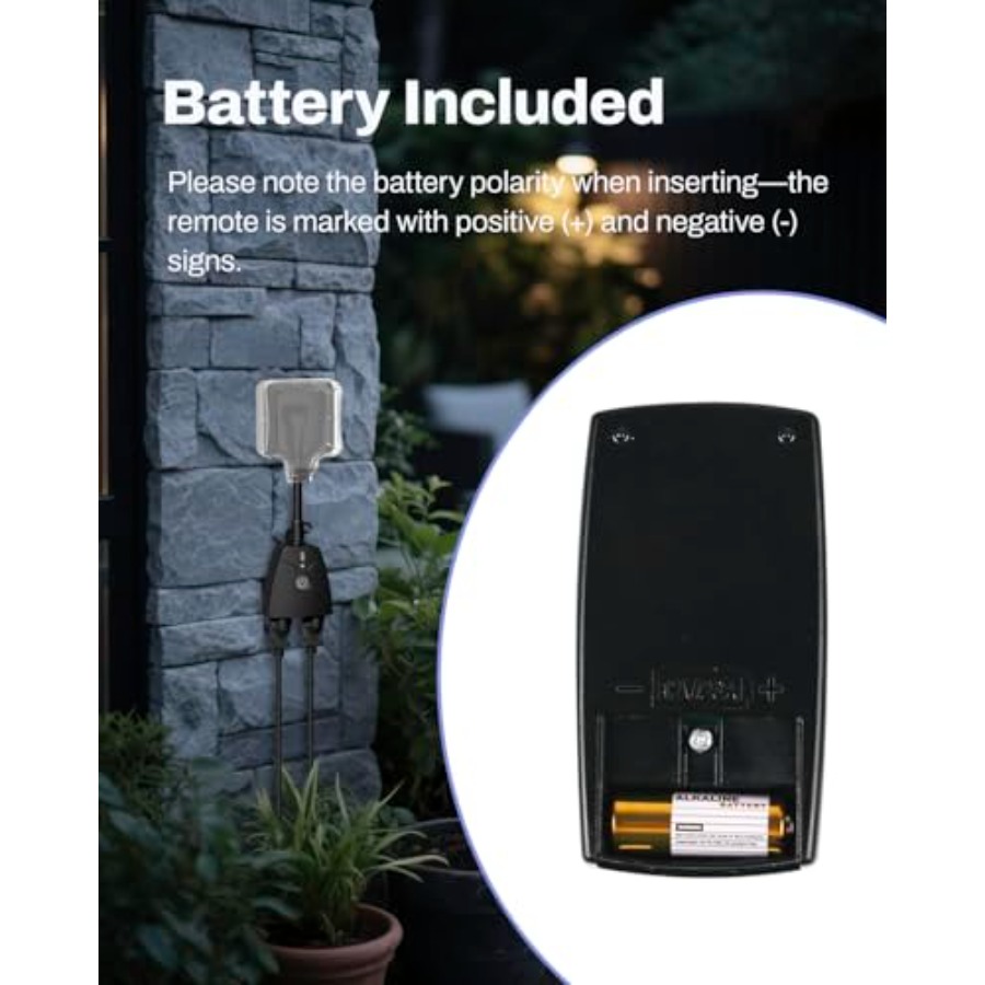 Outdoor Wireless Remote Contro - Outdoor Power Outlet With Remote Control 评论和价格